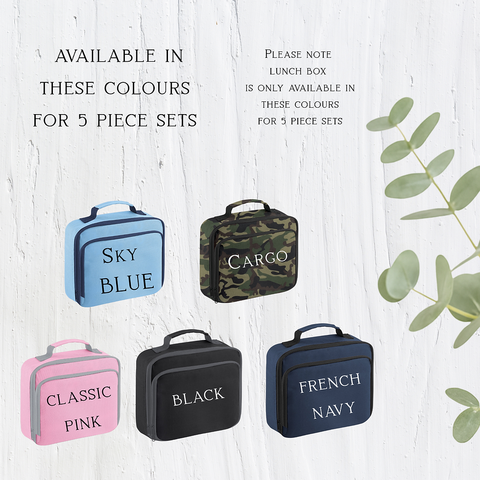 Thumbnail: Personalised Back to School Set