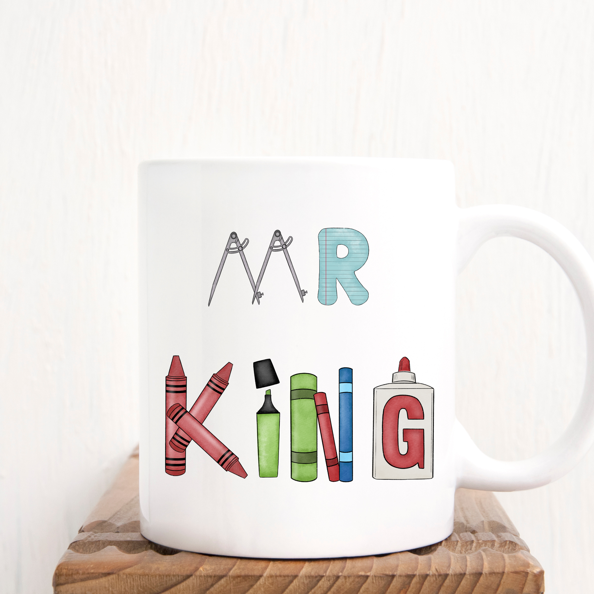 Teacher Alphabet Mug