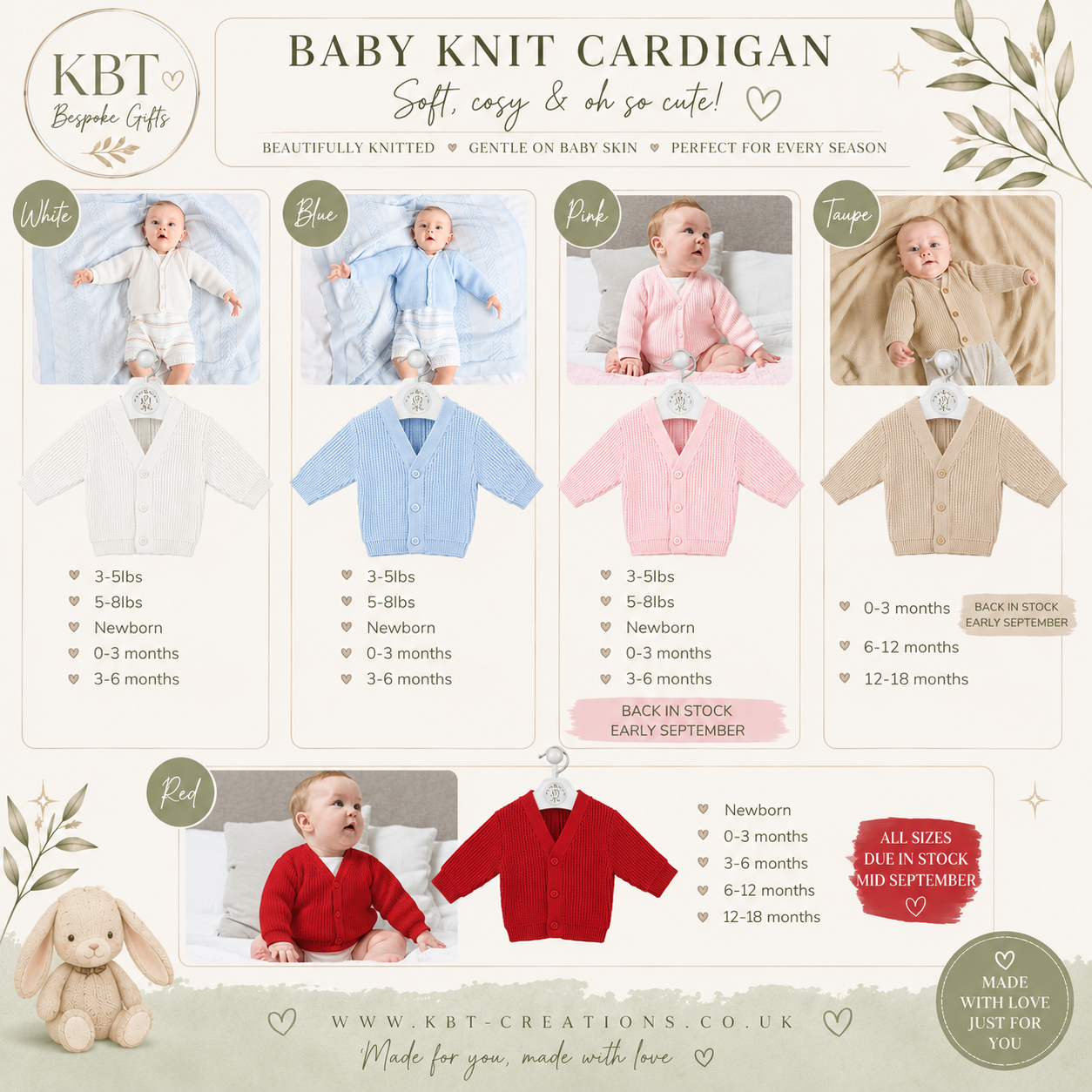 PRE - ORDER  Embroidered Knitted Cardigan