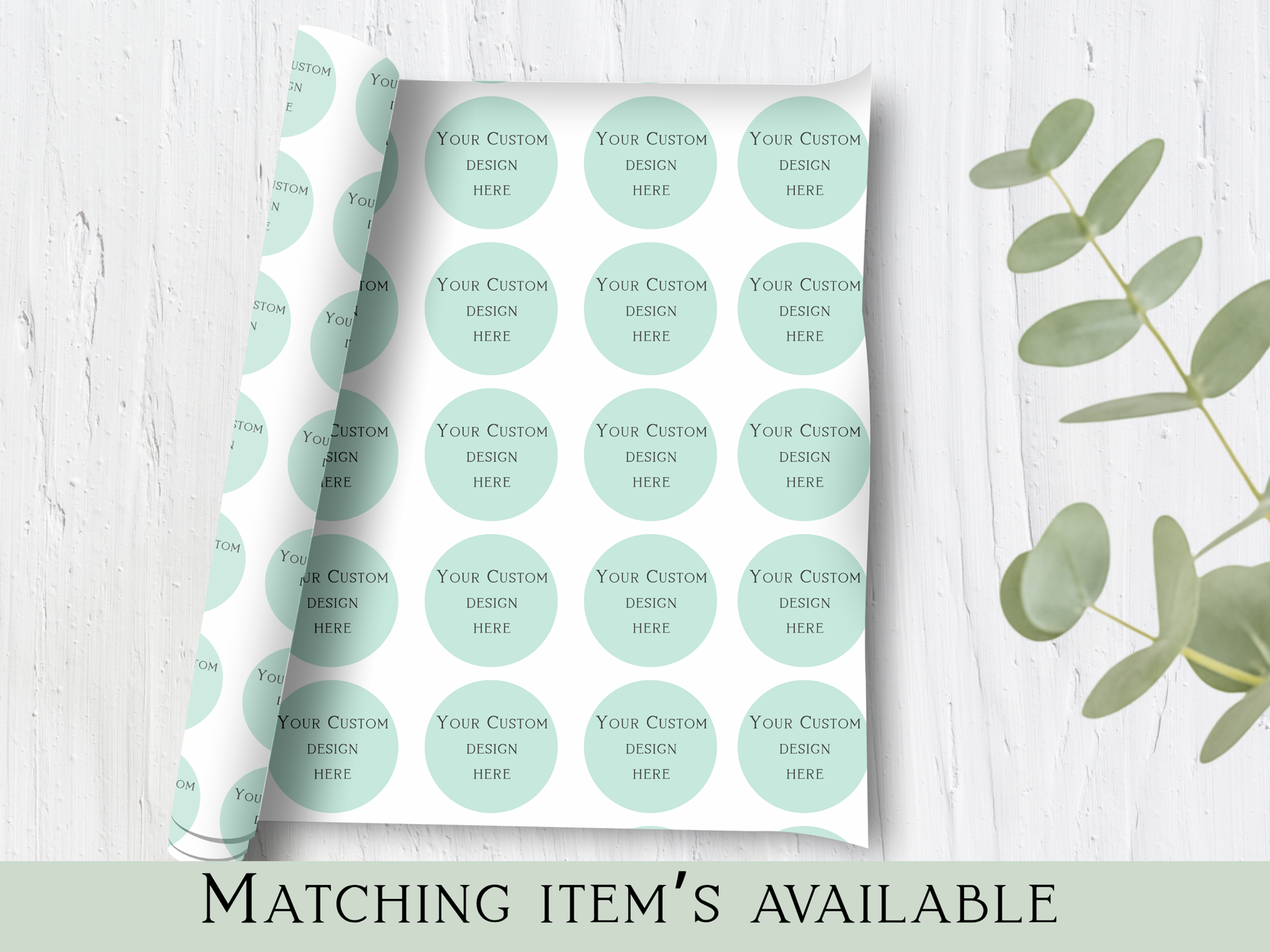 Custom Personalised wrapping paper