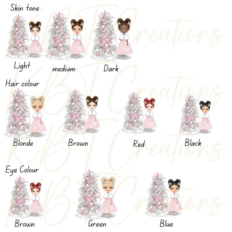 Thumbnail: Personalised Girl's Christmas Jumper