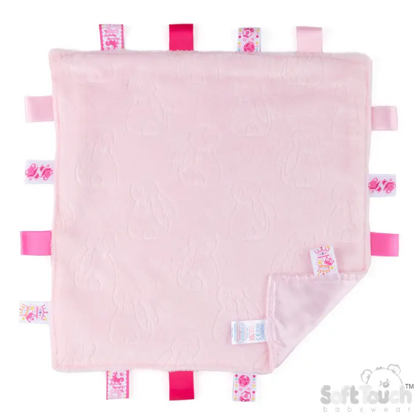 Personalised embroidered taggie