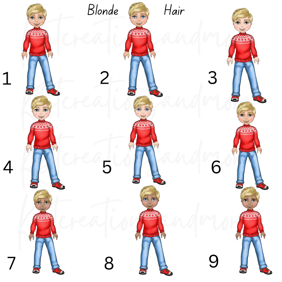Thumbnail: Personalised Boy's Christmas Jumper/ T-shirt