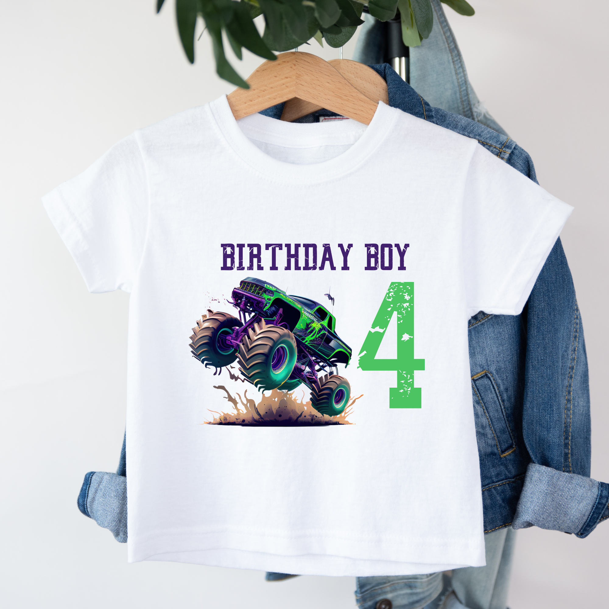 Monster Truck Birthday T-shirt