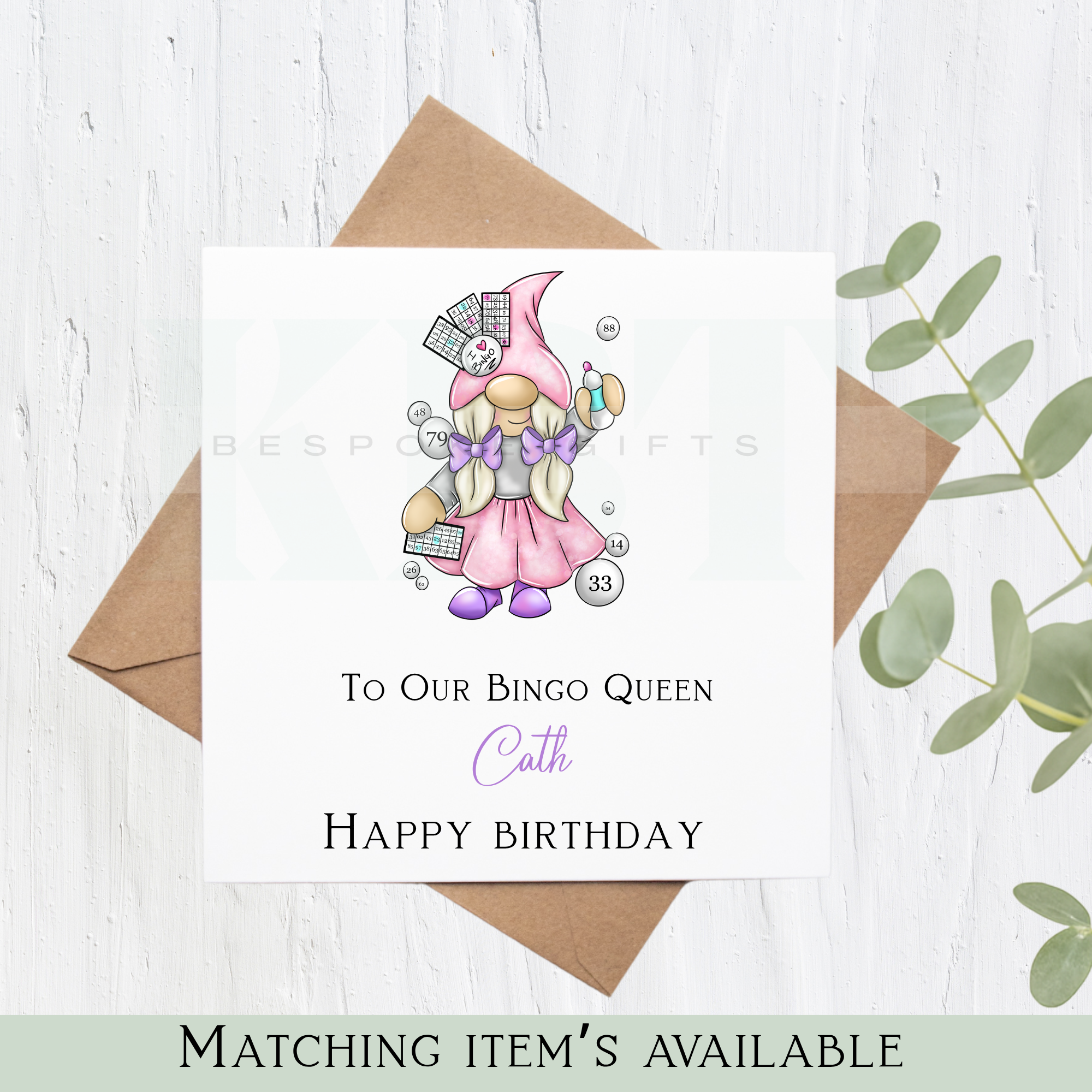 Bingo Gonk Birthday Card