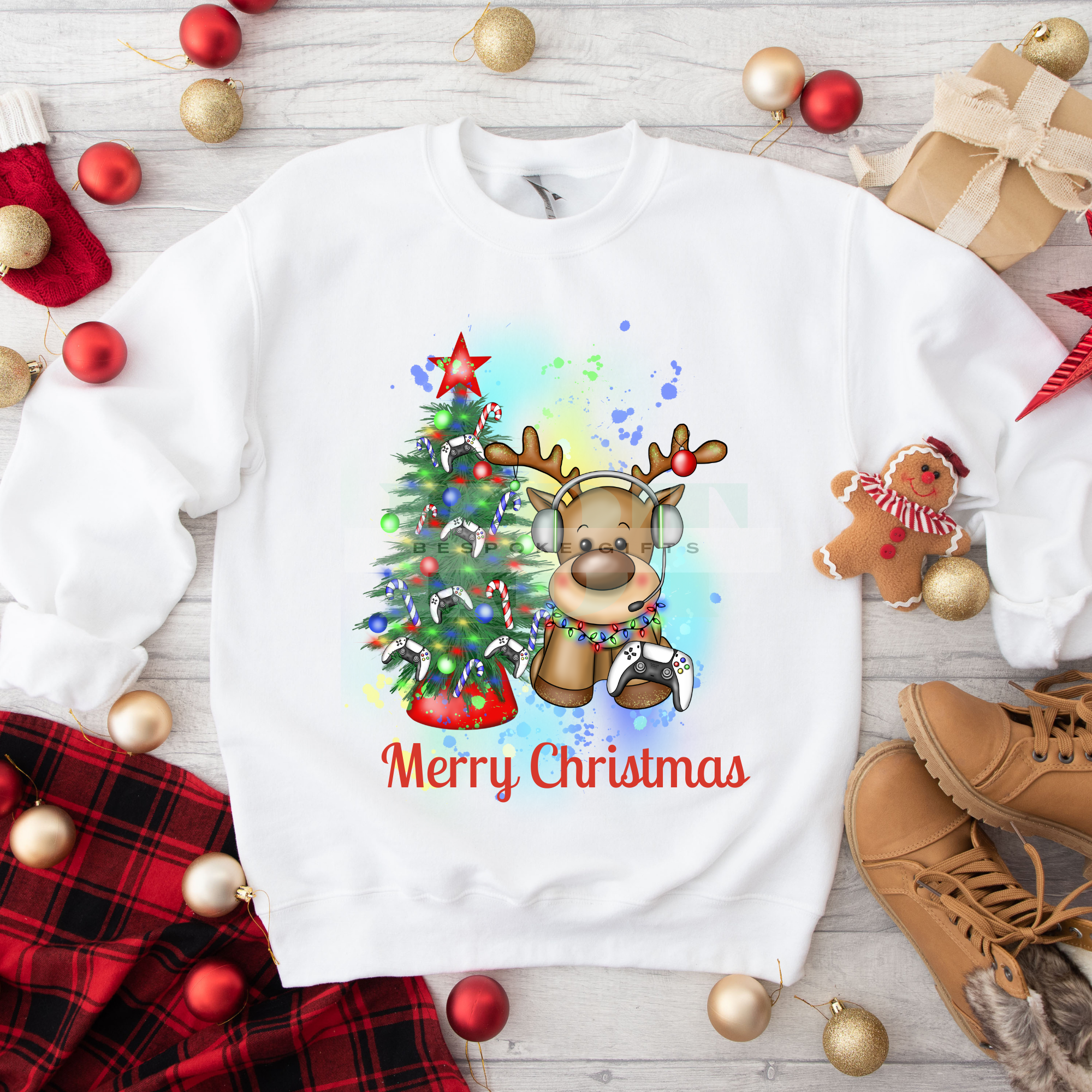 Gamer Reindeer Christmas jumper