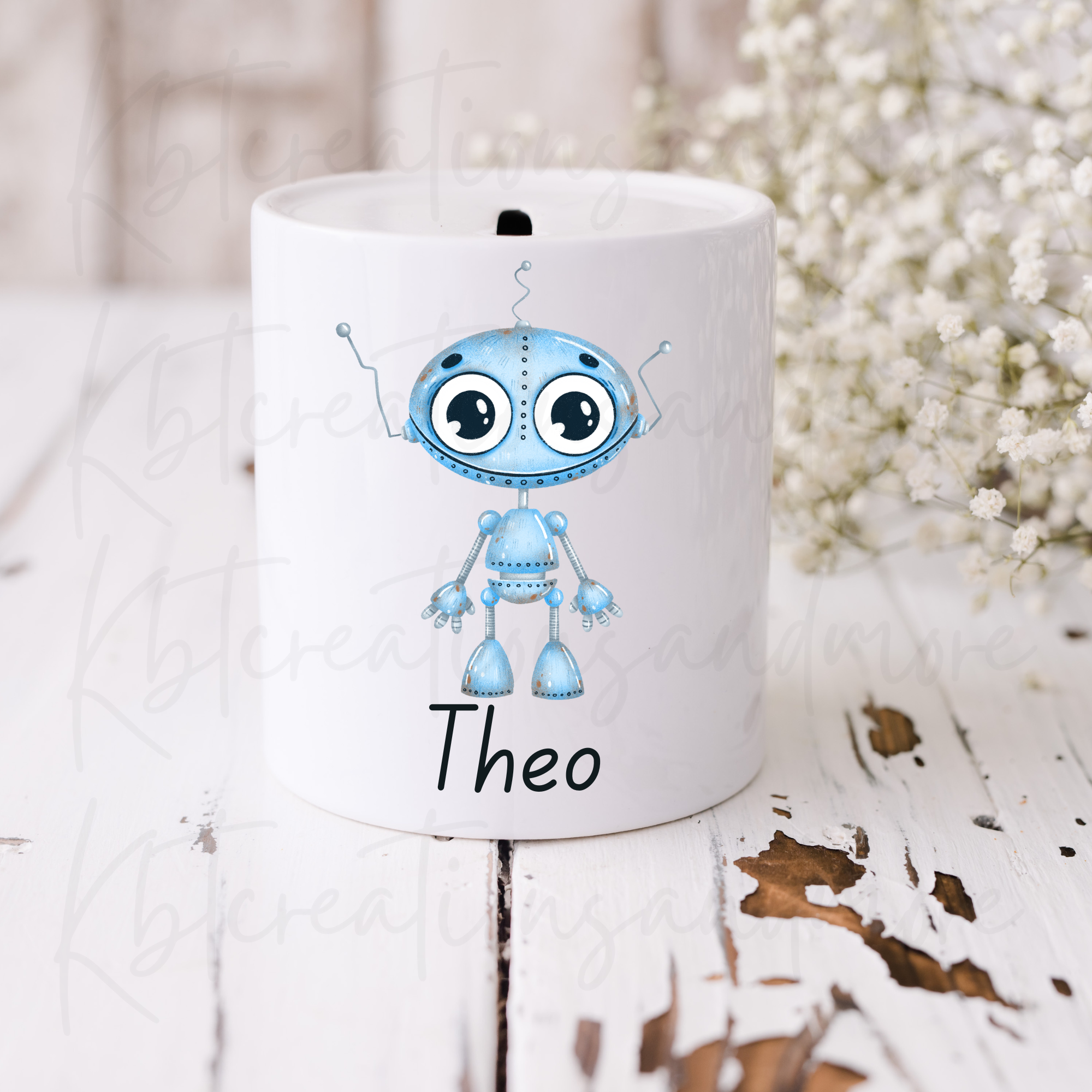 Personalised Robot Money Box