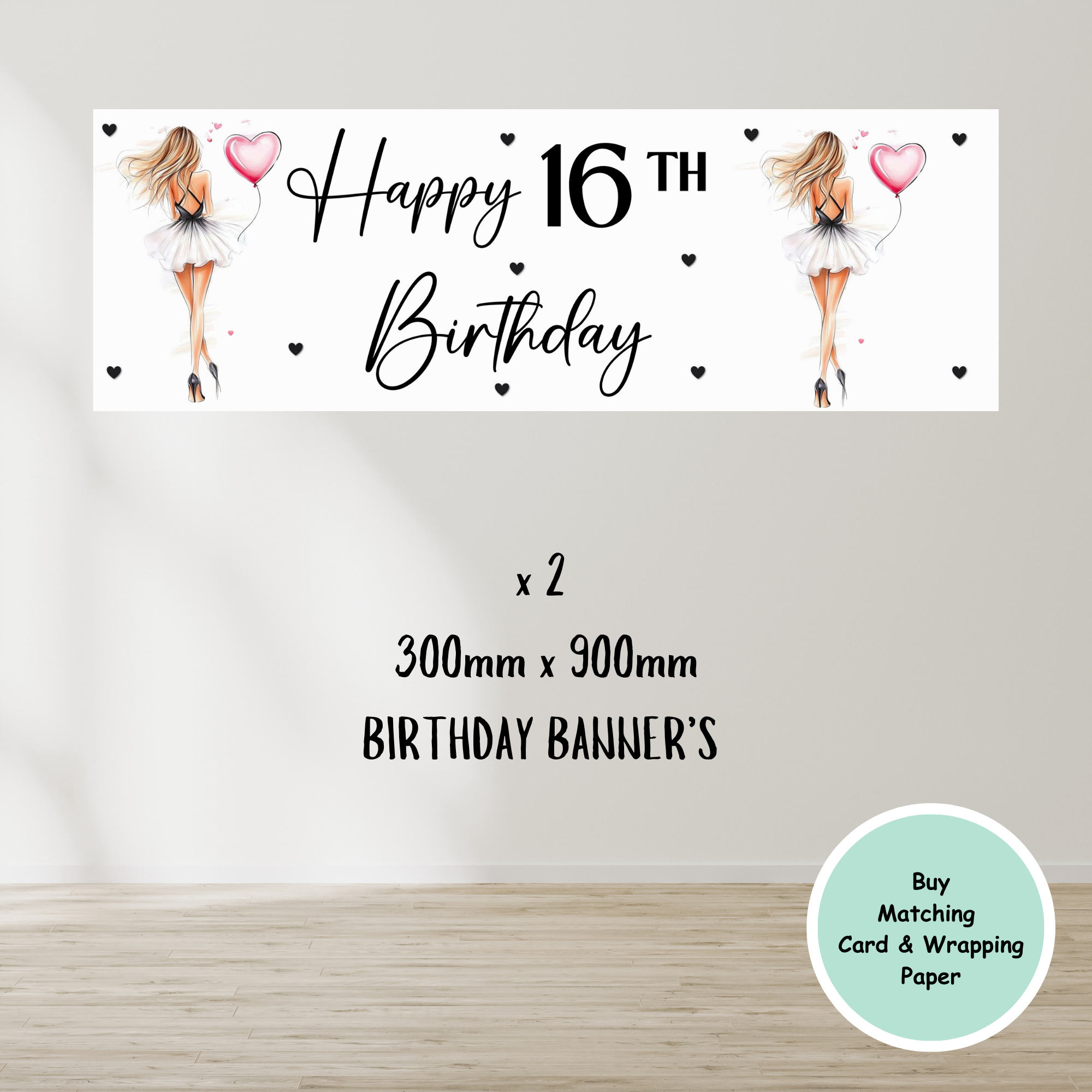 Happy 16th,18th,21st Birthday Banner's