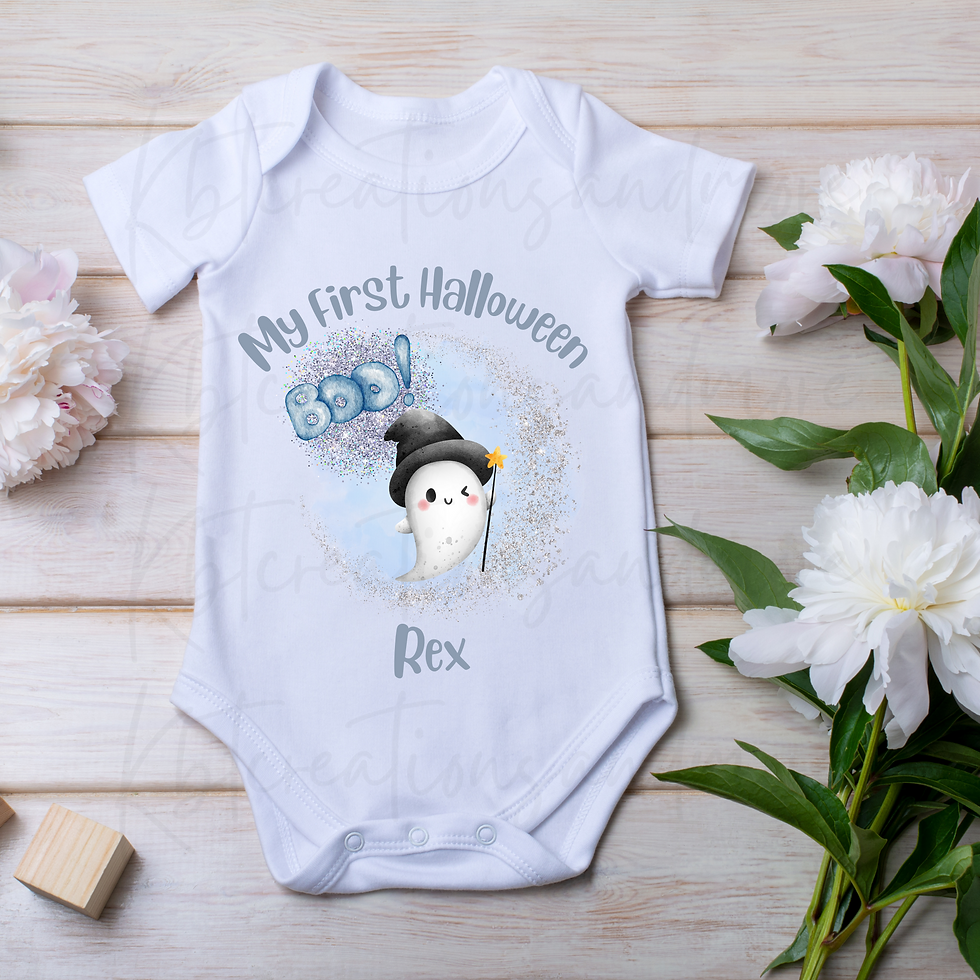 Thumbnail: My first Halloween Personalised Vest/ T-shirt