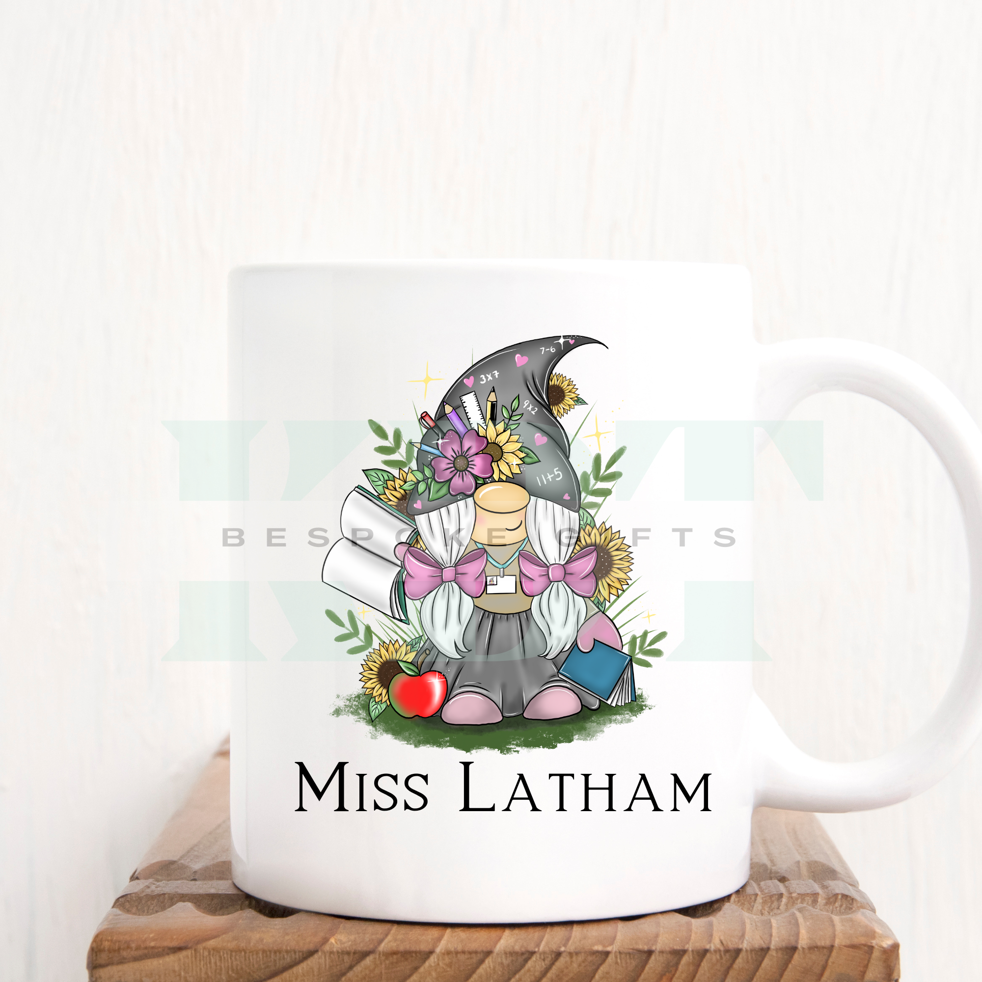 Floral Gonk Teacher Mug