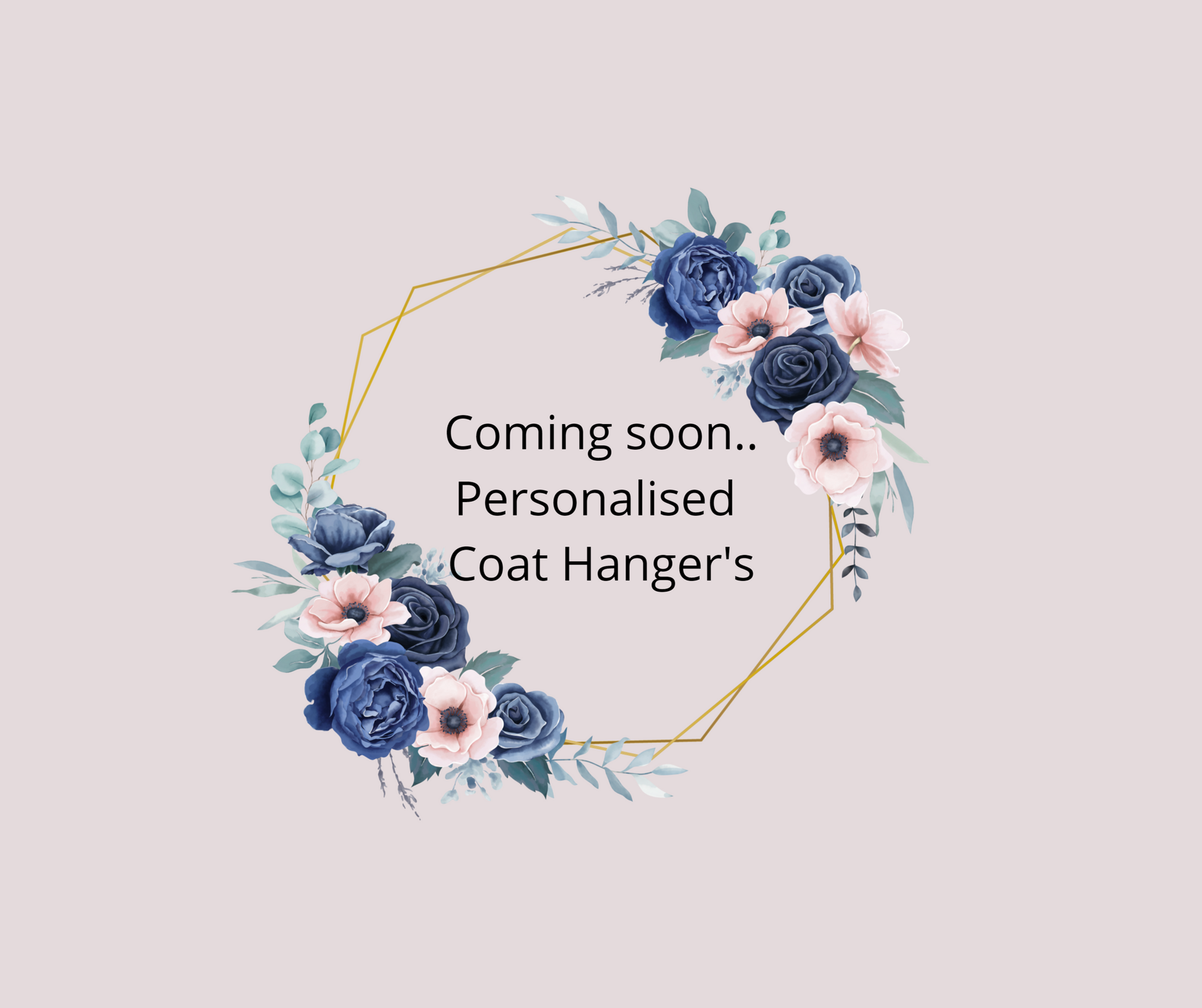 Personalised Wedding Coat Hanger