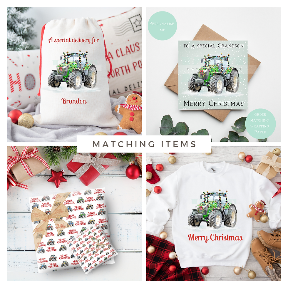 Thumbnail: Tractor Christmas Jumper
