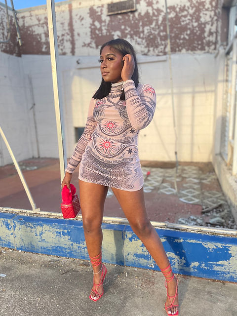 Tattoo skirt set | Addictive Inches