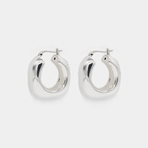 Silver Hoop Earrings