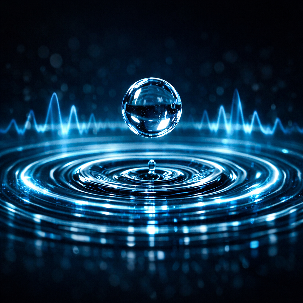 Wasser nimmt genauso Schwingung auf. Masuru Eoto aus Japan hat dies eindrucksvoll bewiesen
