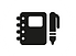 Bloc-notes et un stylo