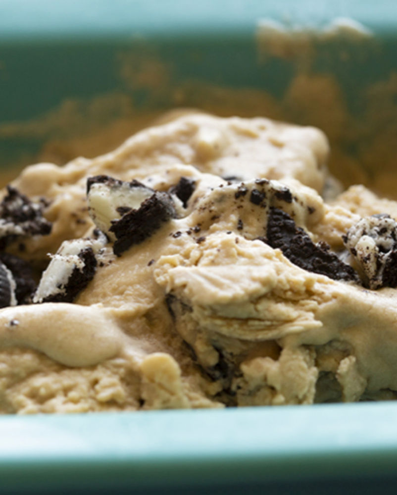 Vegan Chocolate Peanut Butter Banana Oreo Ice Cream