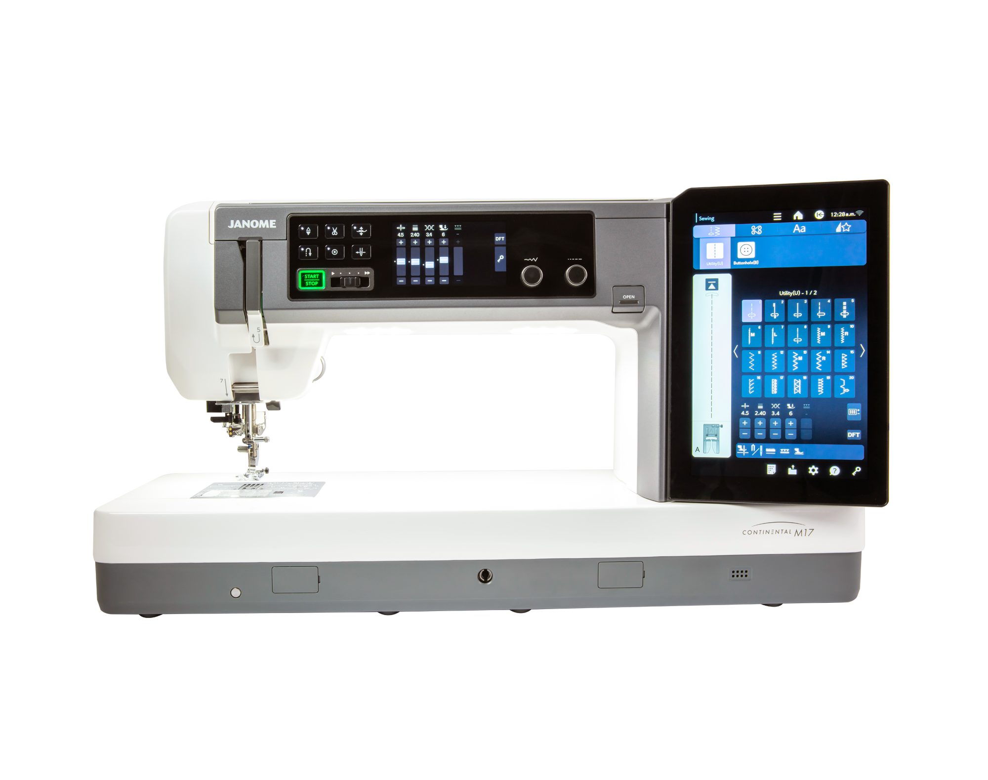 Janome Continental M17 Professional sewing quilting and embroidery machine
