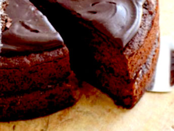 Vegan Easter Feast Chocolate Peanut Butter Cake