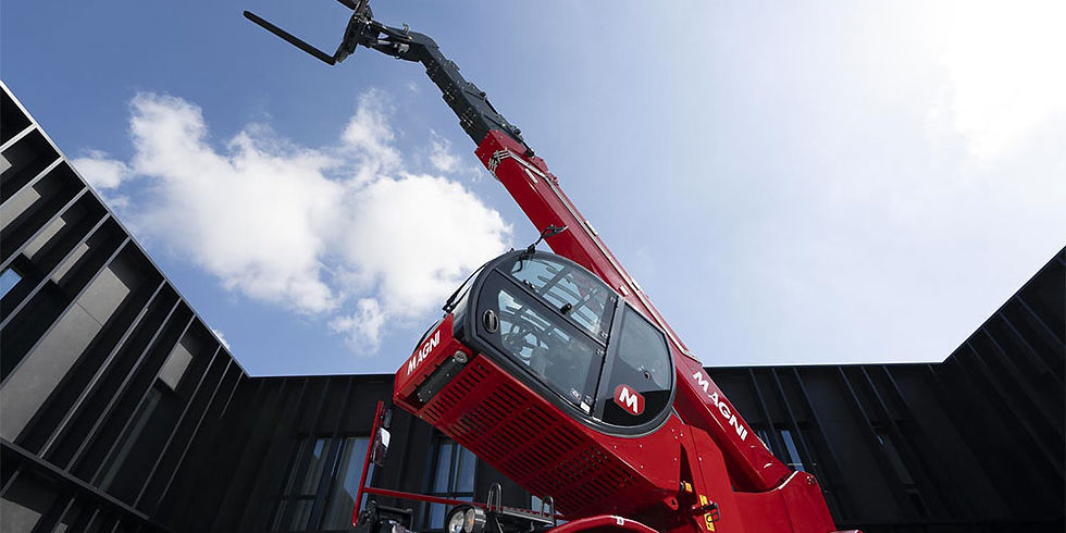 Magni TC range tilting cabin telehandlers
