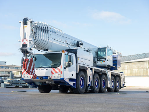 New Tadano AC 5.250L-2 all terrain crane boasts a79 meter main boom