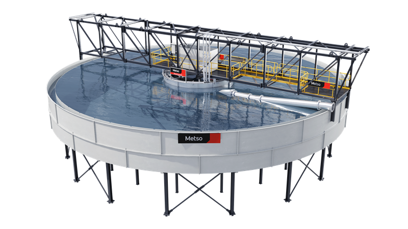 Metso flotation equipment used in copper gold mining processing plant