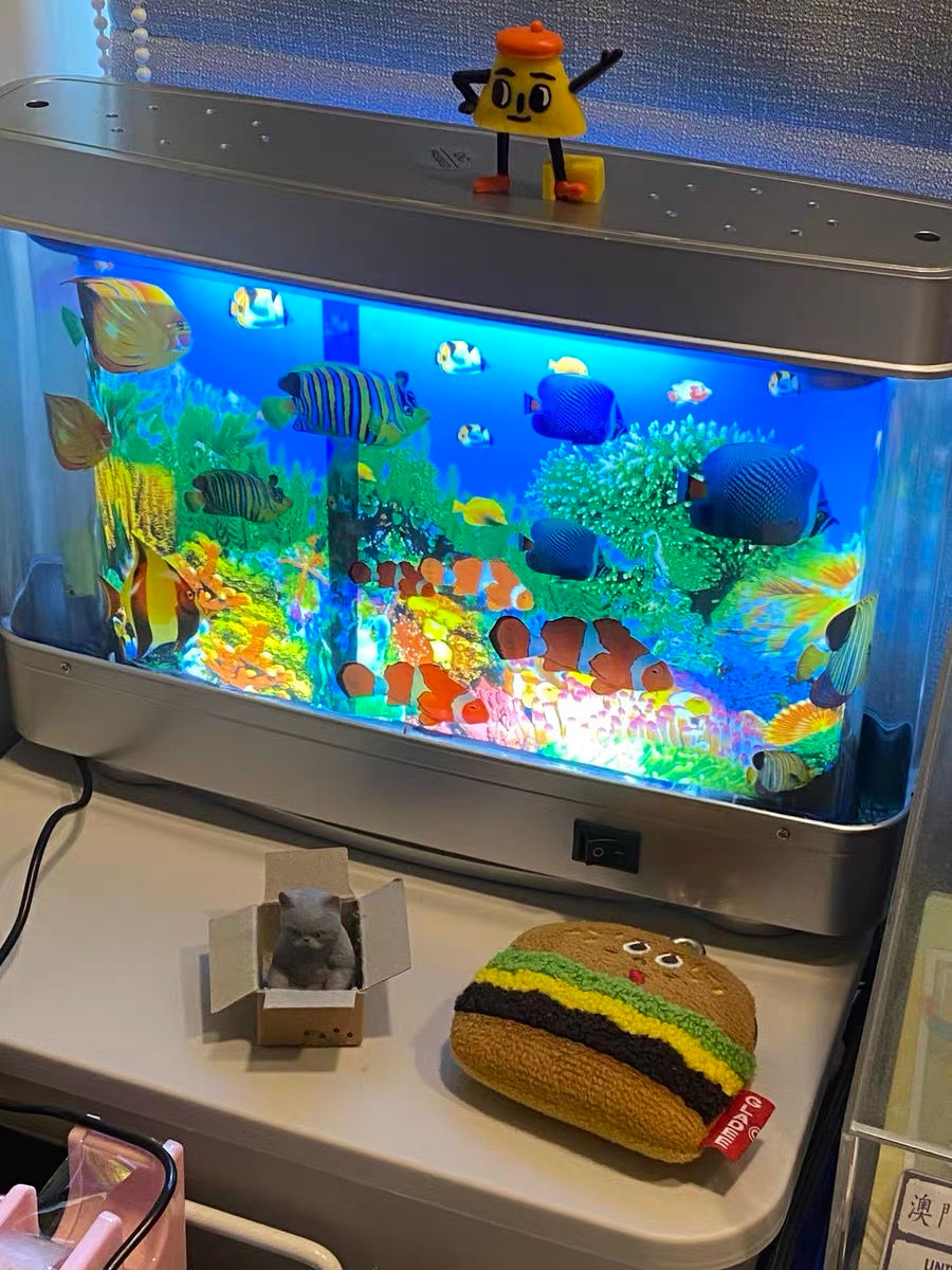 Thumbnail: LED Mini Aquarium | Dreamcore Faux Fish Tank Decor Lamp
