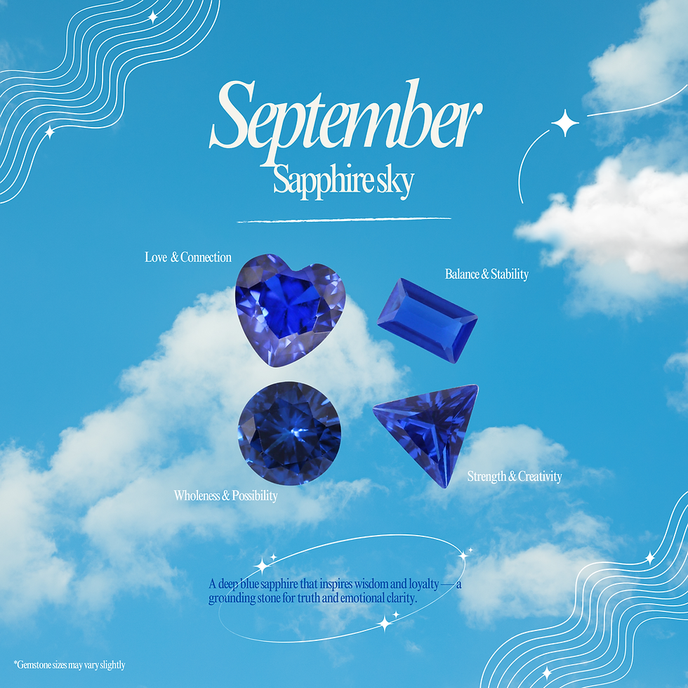 Thumbnail: Silver clay ring DIY kit - Birth stone selection 