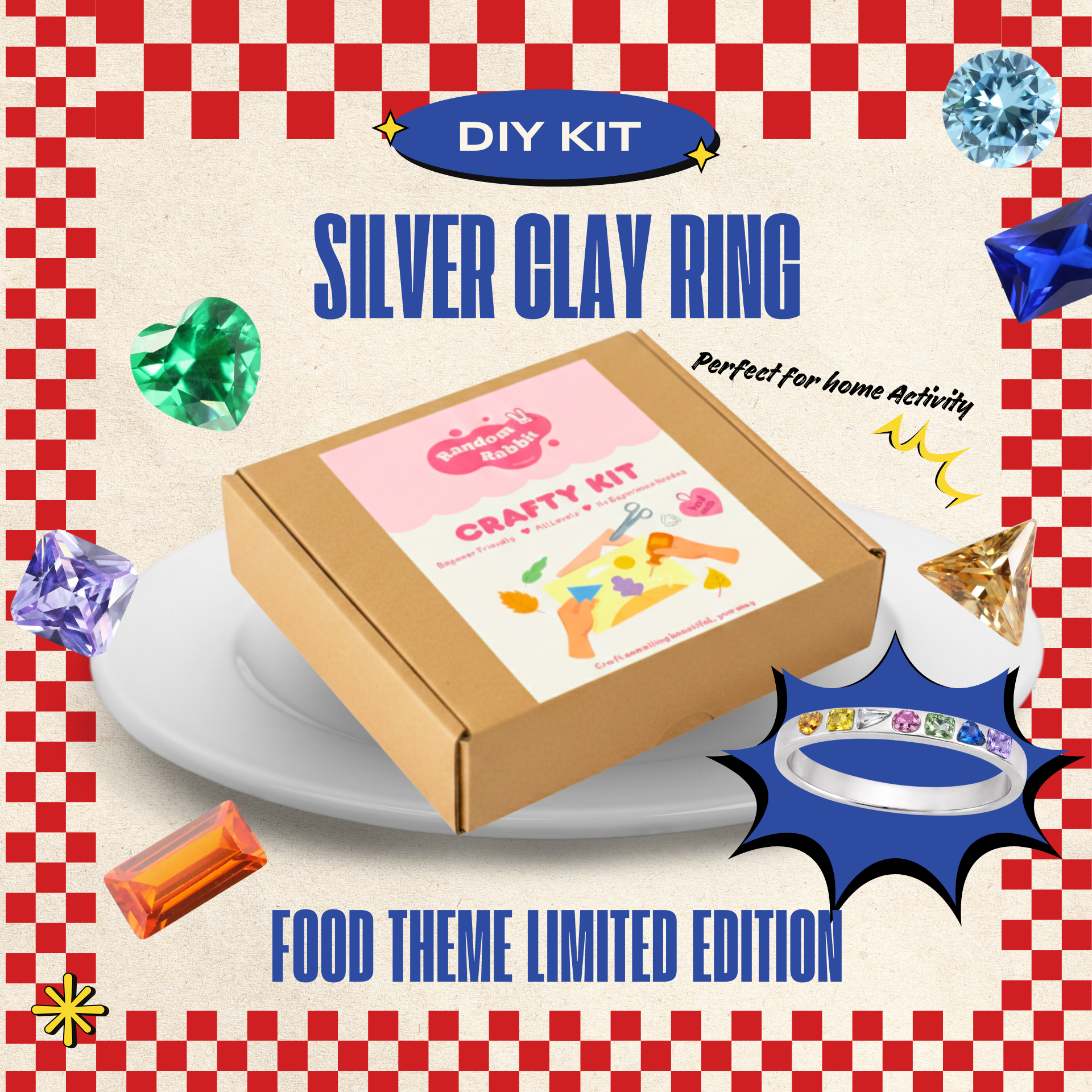 Silver Clay Ring Homemade Kit