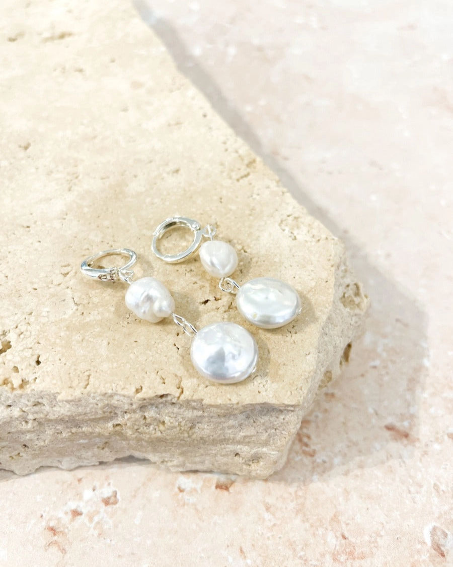 Odette Freshwater Pearls Statement Earrings