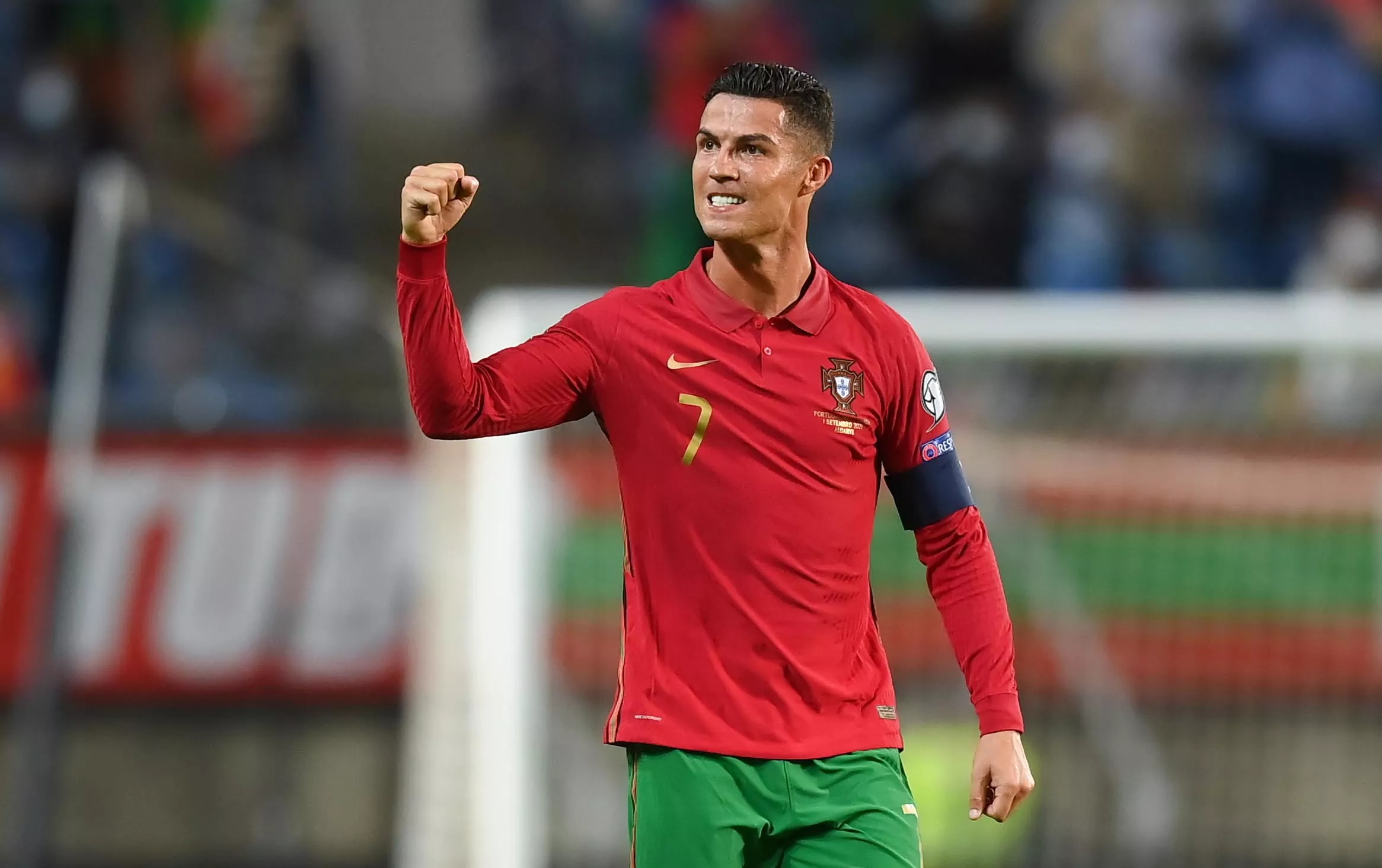 Faro-Portugal-1-September-2021-Cristiano-Ronaldo-of-Portugal-celebrates-following-the-FIFA