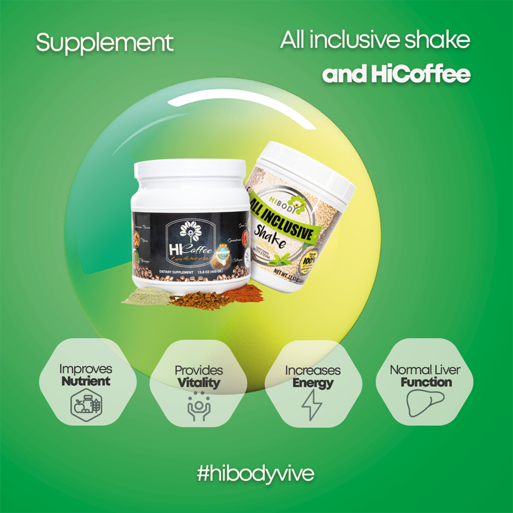 Hibody All inclusive shake and HiCoffee