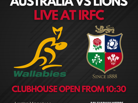 Australia vs Lions Showing At IRFC!