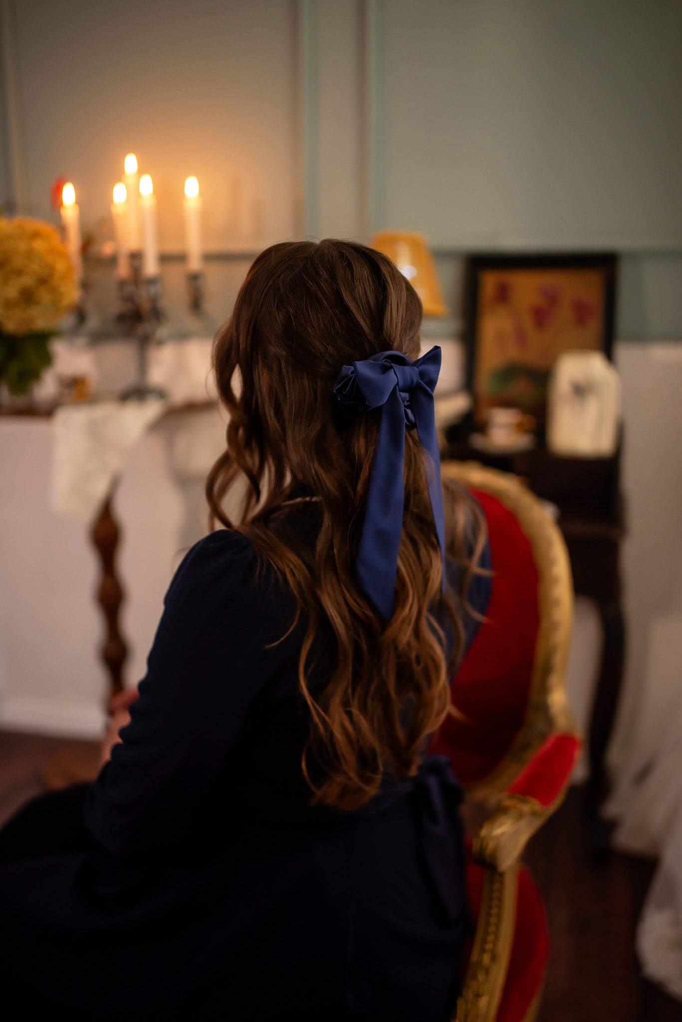 Scrunchie Chloé Marine