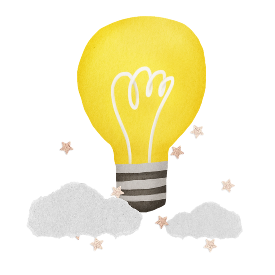 a lightbulb