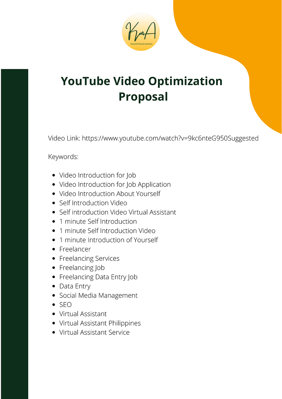 Youtube Video Optimization Proposal-1
