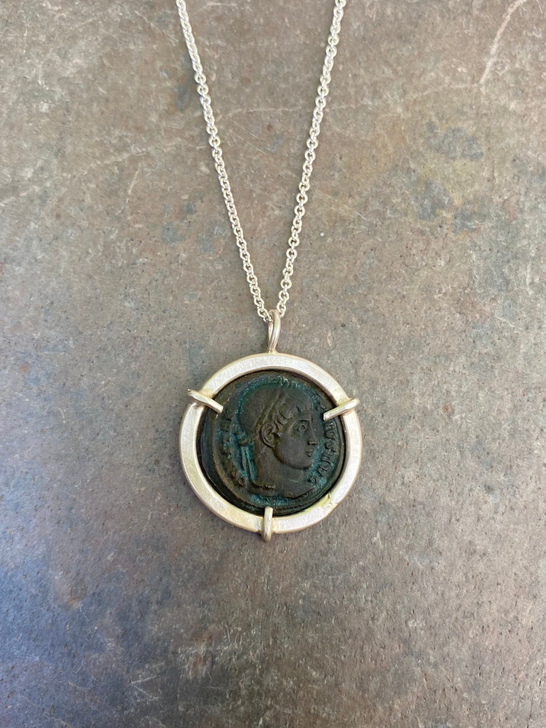 Ancient Roman Coin Necklace