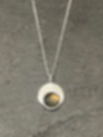 Moon Necklace - Labradorite