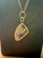 Handcrafted Necklace with Sapphire
