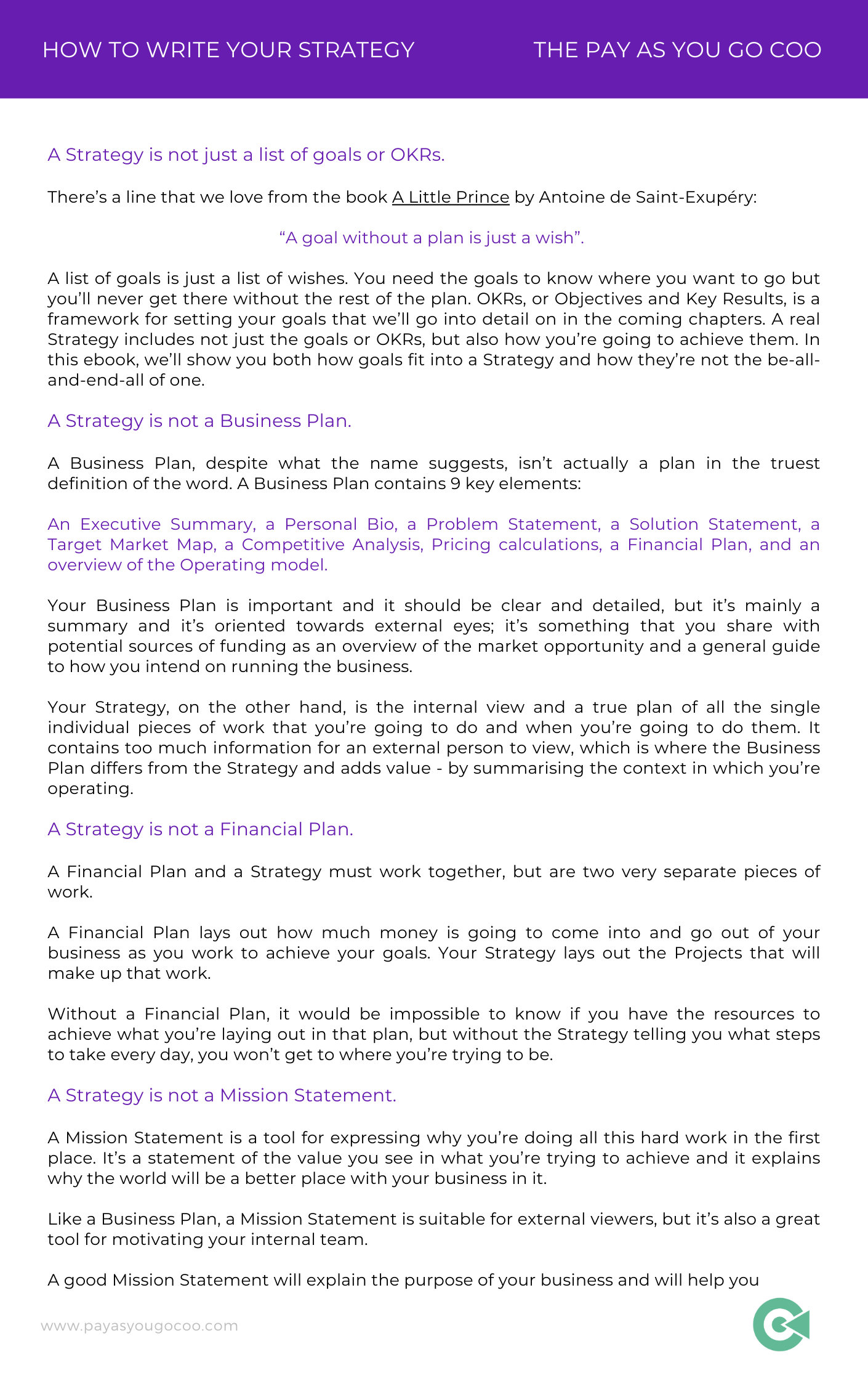 The 6 Things You Need To Write A Winning Startup Business Strategy