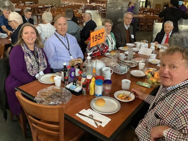 Lunch in Dining Hall