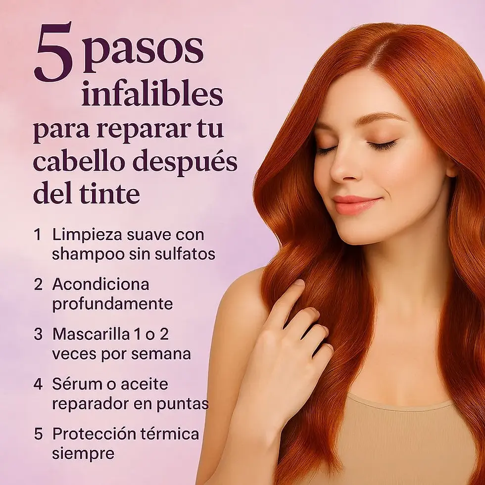 Repara tu cabello después del tinte