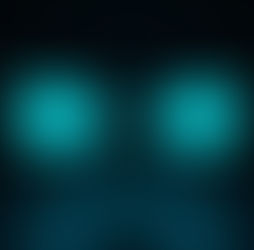 Two monitors with blue screens face each other, connected by a glowing soundwave on a dark background, creating a tech theme.