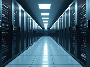 Data center showcasing scalable IT infrastructure