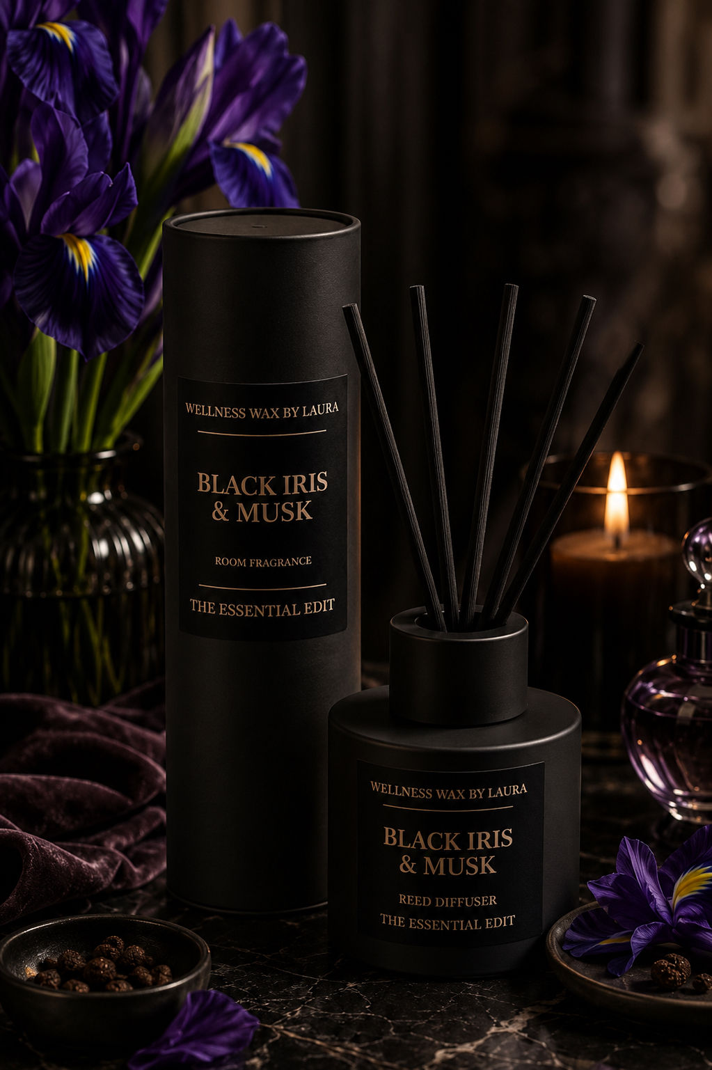 Black Iris & Musk Reed Diffuser