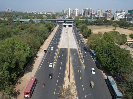 Flyover Bridge & Underpass on SP Ring Road at Science City Junction, Ahmedabad