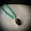 Thumbnail: Turquoise and River Stone Necklace
