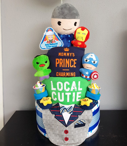 Superhero Diaper Cake Instock Superheroes Diaper Cake Babies Kids