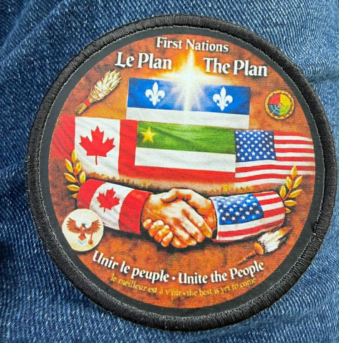 2 écussons ''Unir Le Peuple''