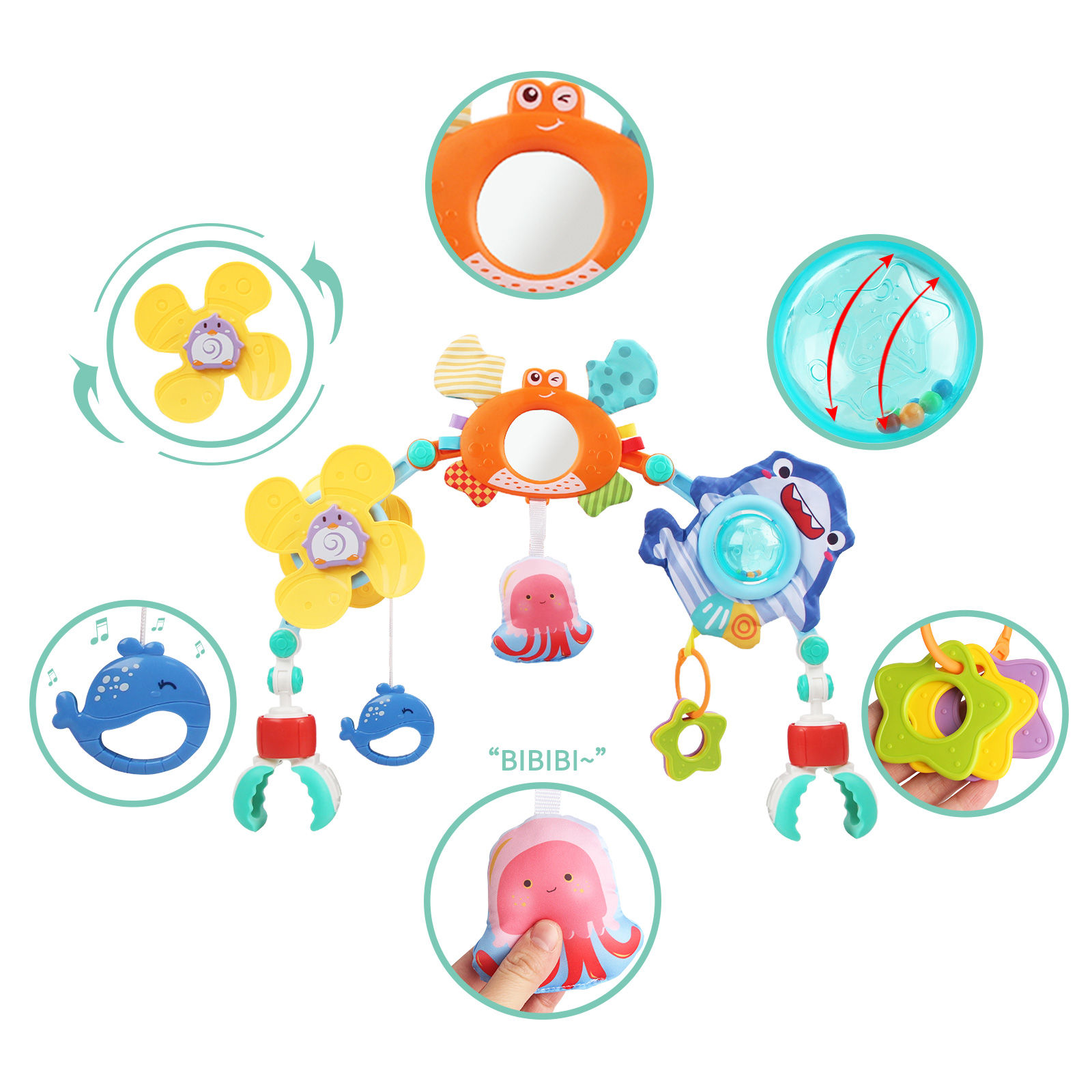 Toy Arch for Baby Stroller